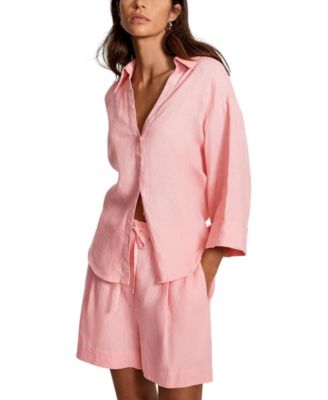  Women's Linen Resort Top