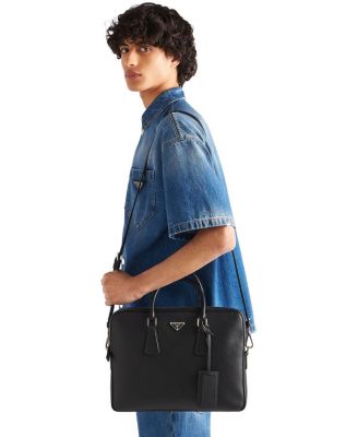 Saffiano Leather Work Bag
