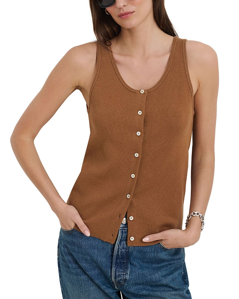 Alex Mill Louisa Vest In Brown
