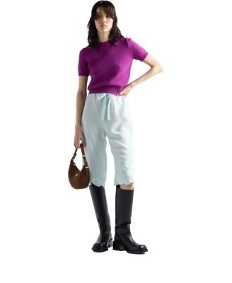 Arque Suede Shoulder Bag