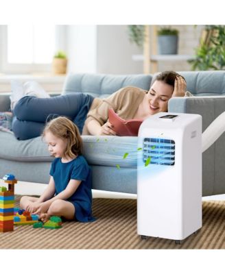  8000 BTU Portable Air Conditioner & Dehumidifier Function Remote W/ Window Kit