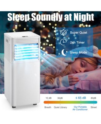 10000 BTU Portable Air Conditioner 3-in-1 Air Cooler w/Dehumidifier & Fan Mode