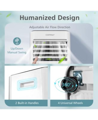  10000 BTU Portable 3-in-1 Air Conditioner with Fan Dehum Sleep Mode