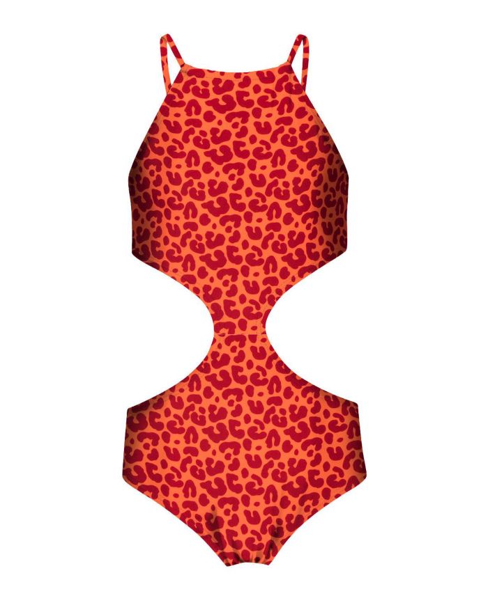 Girls' Amber Roar Abby One Piece Swimwear - Little Kid, Big Kid