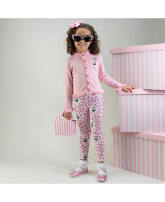 Girls' Eloise Pink Embroidered Cardigan - Baby, Little Kid, Big Kid