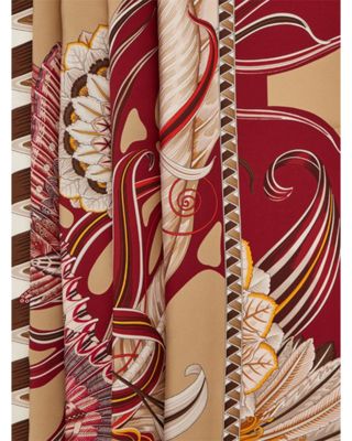 Giada Print Silk Scarf 