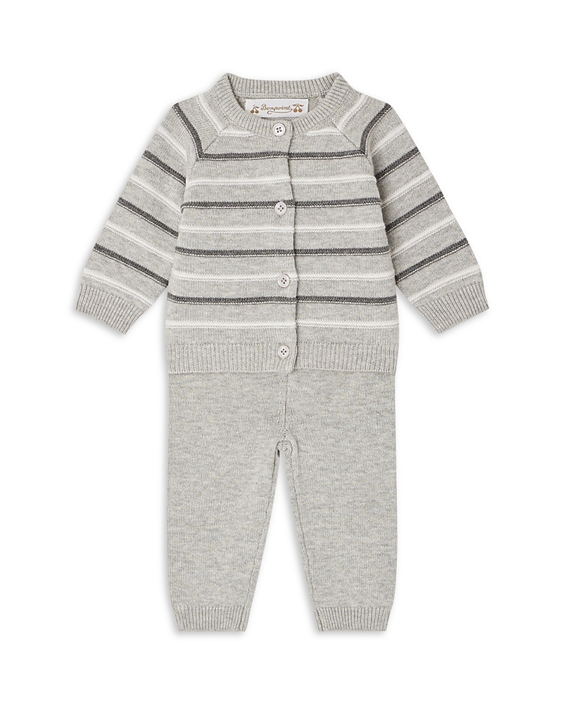 Bonpoint Unisex Justio Cardigan & Jogger Set - Baby In Yellow