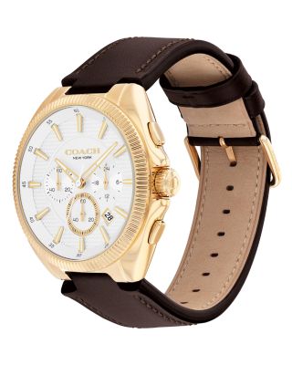Jackson Leather Strap Watch, 44.1mm