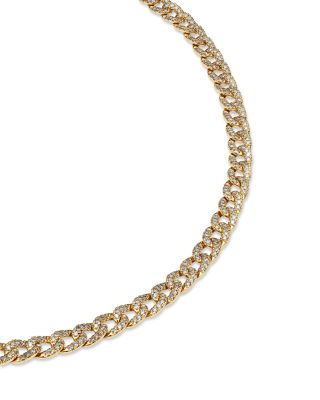 Luxe Collection Diamond Chain Necklace in 14K Yellow Gold, 3.30 tcw