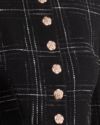 Ophelia Windowpane Tweed Jacket