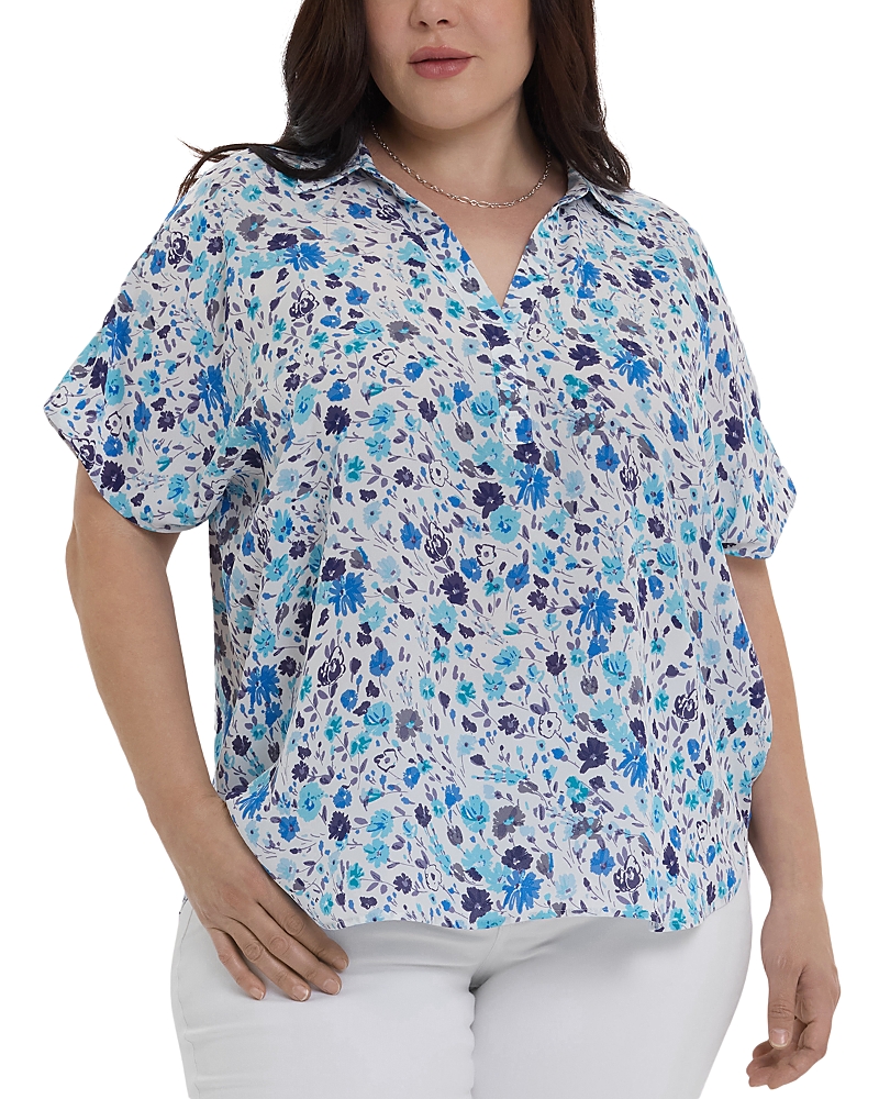 Nydj Plus Size Becky Blouse