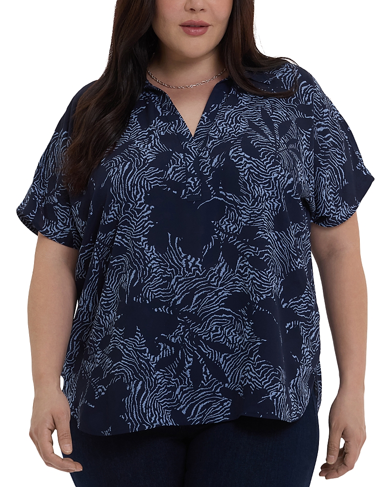 Nydj Plus Size Becky Blouse