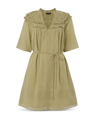 Petite Cotton Frill Mini Dress