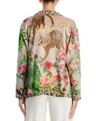 Joan Wrap Printed Jacket