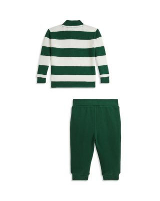Polo Boys' Striped Estate Rib Pullover & Pant Set - Baby