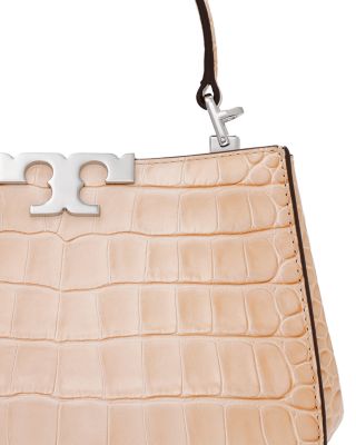 Tory Burch Eleanor Croc-Embossed Mini Satchel | Bloomingdale's
