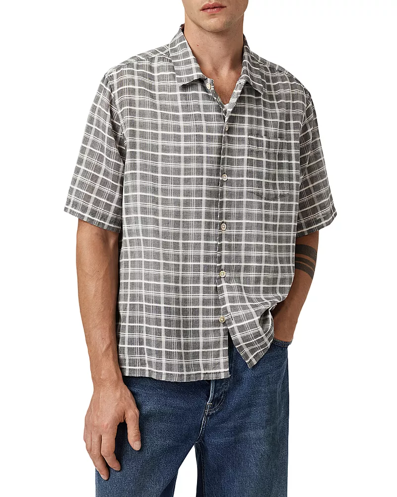 Allsaints Sandy Relaxed Fit Short Sleeve Shirt