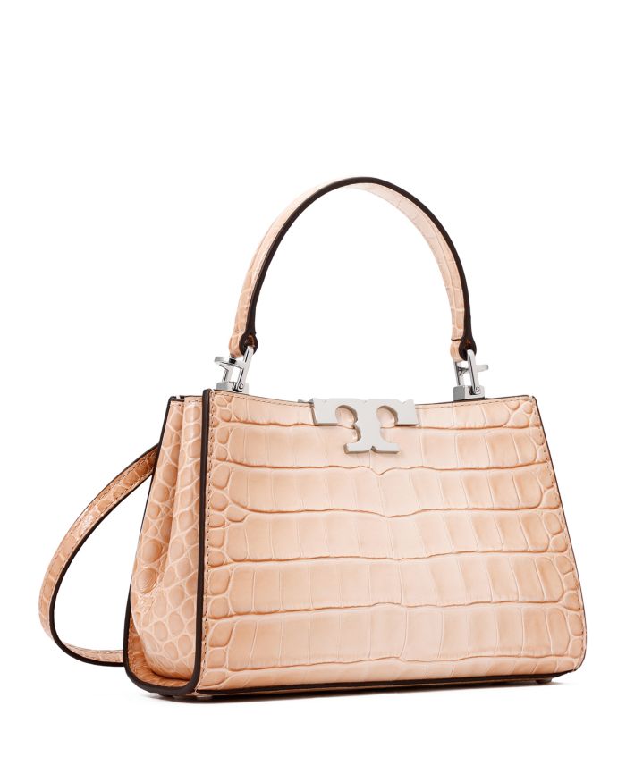 Eleanor Croc-Embossed Mini Satchel