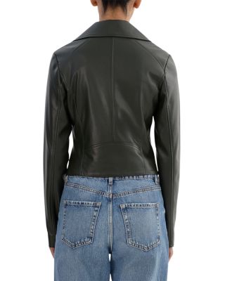 Pascale Faux Leather Moto Jacket