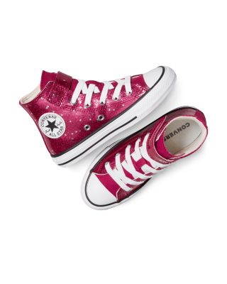 Girls' Chuck Taylor All Star Glitter Easy On Sport Sneakers - Toddler, Little Kid