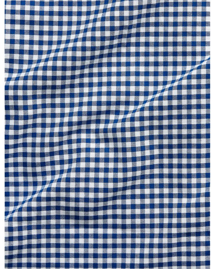Classic Fit Long Sleeve Gingham Checked Button Down Shirt