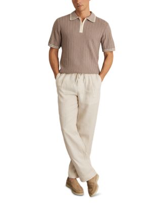 Jarvis Cable Knit Polo Shirt