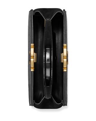 Eleanor Croc-Embossed Satchel