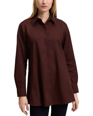 Cici Cotton Non-Iron Tunic Shirt