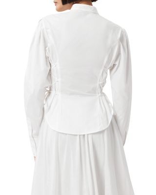 Evanna Lace Up Shirt