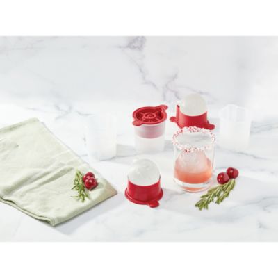 Christmas Ornament Ice Mold, Set of 4