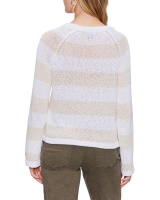 Textured Raglan Crewneck Sweater 