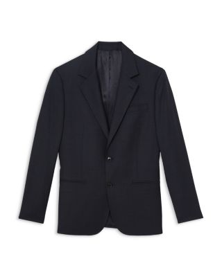 Slim Fit Prince of Wales Check Wool Blazer