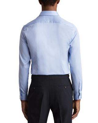 Remote Slim Fit Satin Cotton Shirt