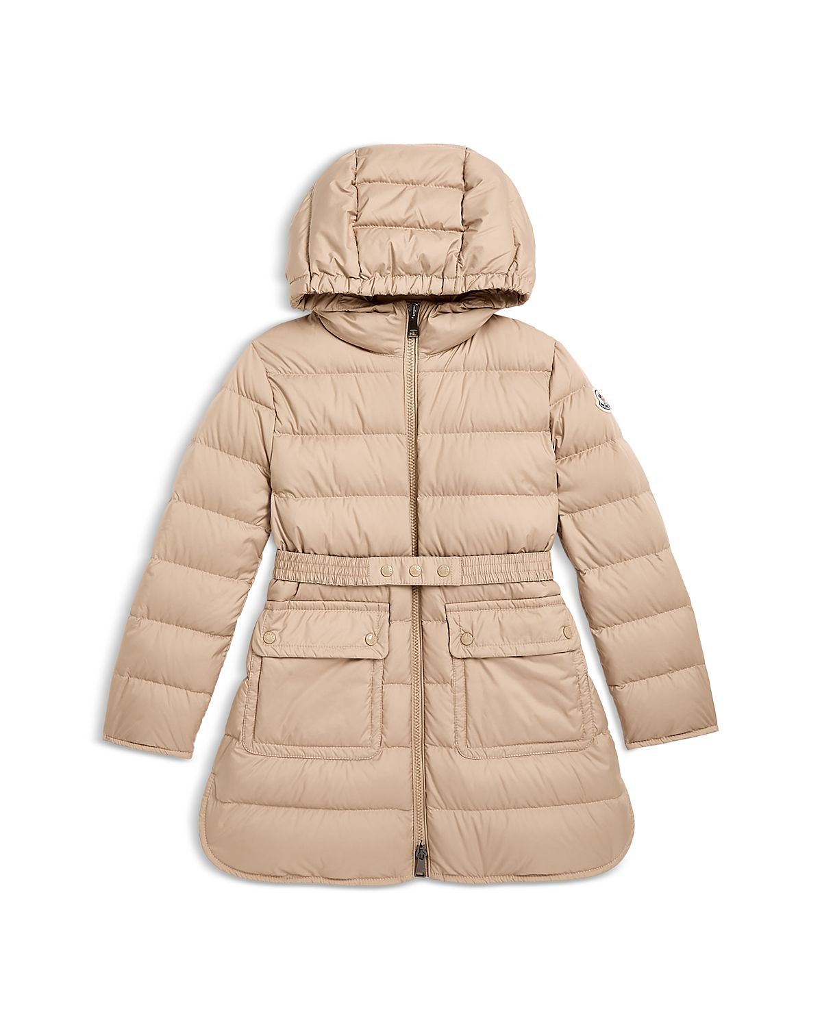 Moncler Girls' Pasenza Down Puffer Long Coat - Big Kid