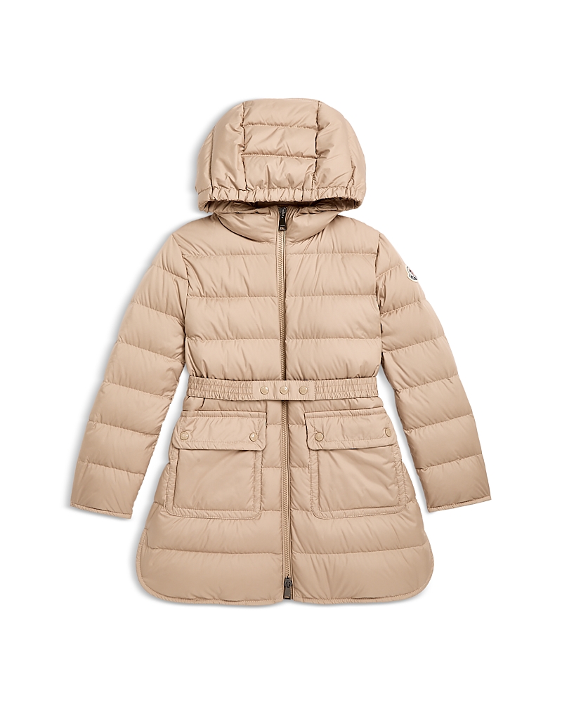 Moncler Girls' Pasenza Down Puffer Long Coat - Big Kid In Multi