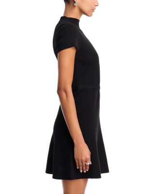 Bouclé Mock Neck Mini Dress - Exclusive