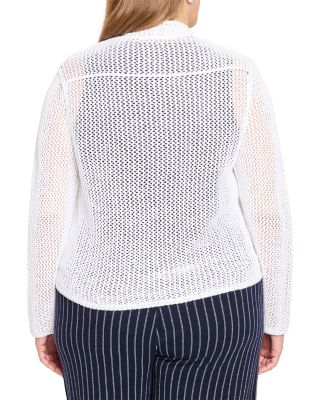 Mesh Cocoon Cardigan