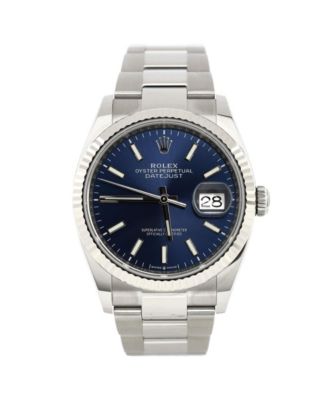 Pre-Owned Rolex - Oyster Perpetual Datejust Automatic Watch in Stainless Steel and White Gold 36mm