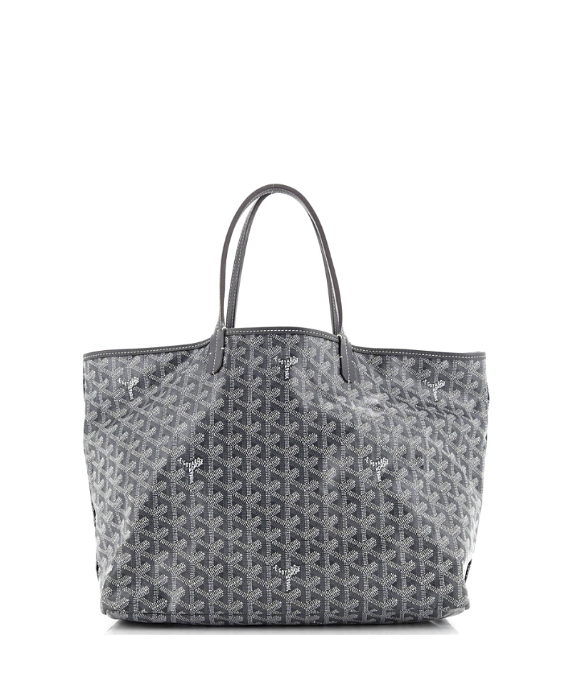 Pre-owned Pre-owned Goyard Goyard Pm Saint Louis Tote Coated Canvas In Gray