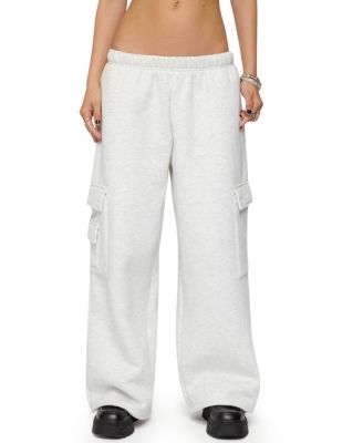 Edikted - Petite Wide Leg Cargo Sweatpants