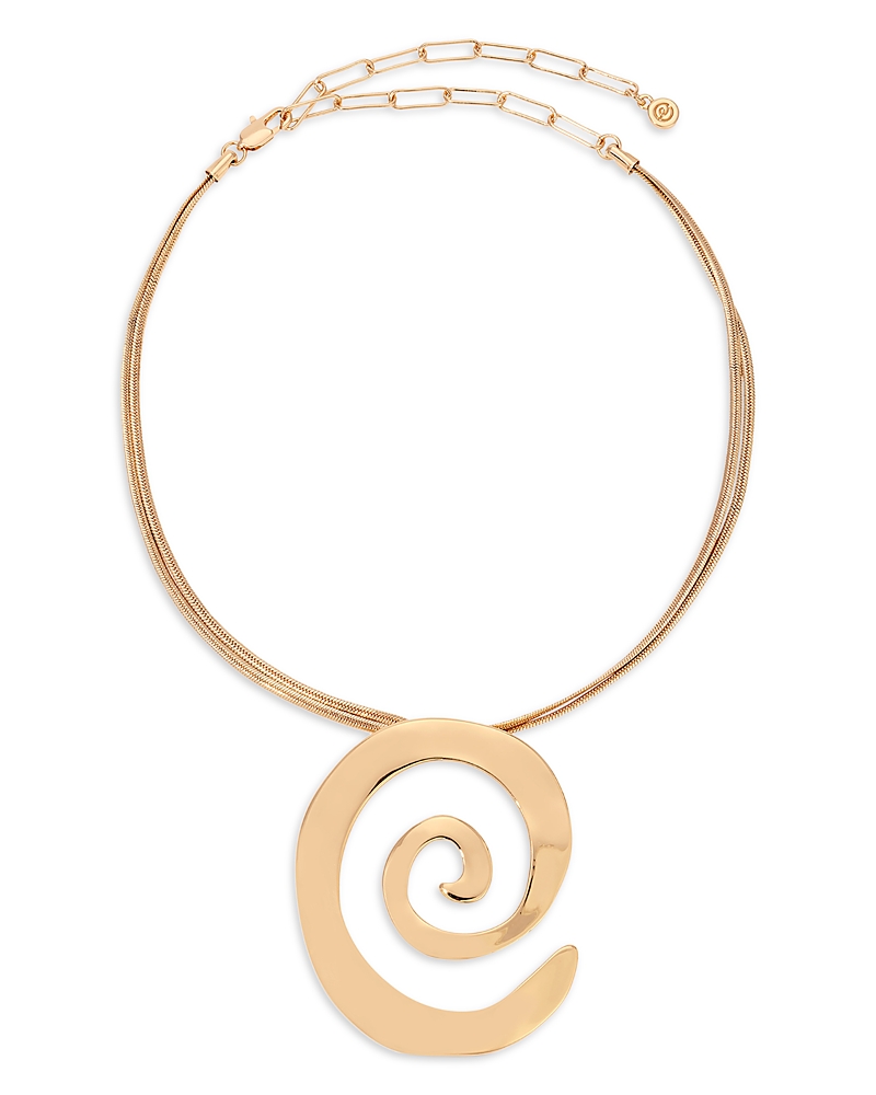 Ettika Aura Swirl Pendant Necklace, 12-17