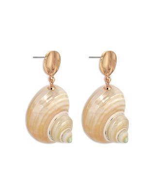 Sunken Treasure Shell Drop Earrings