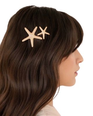 Starfish Hair Barrettes, Set of 2