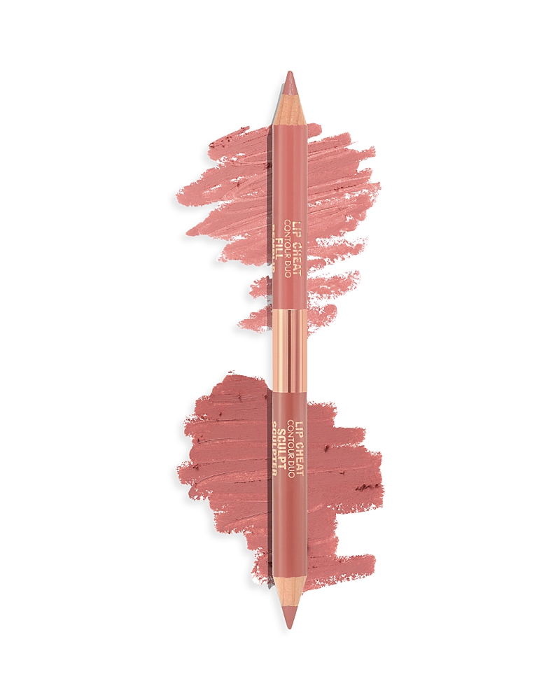 Charlotte Tilbury Super Nudes Lip Cheat Contour Duo Lip Liner In Nude