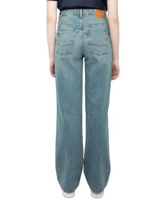 Elio Heart High Rise Jeans in Light Blue