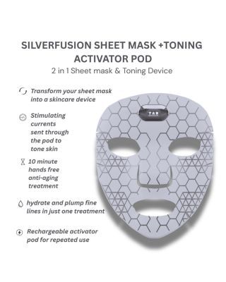 SilverFusion Sheet Mask + Toning Activator Pod