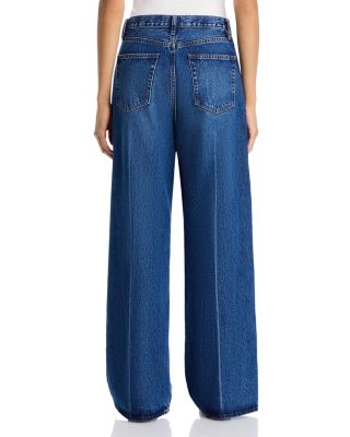 The Collegiate High Rise Wide Leg Jeans in Galactic