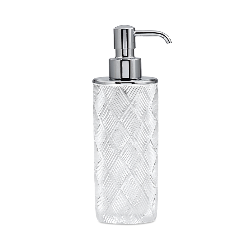 Labrazel Basketweave Soap Pump In Silver