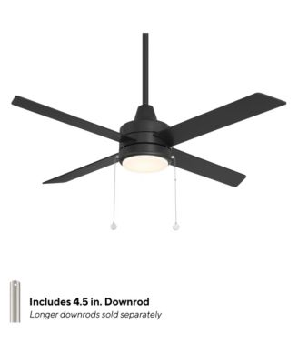  Limited Fans Quade 52in Selectable 2700-3000-4000-5000K LED Indoor or Outdoor Pull Chain Ceiling Fan