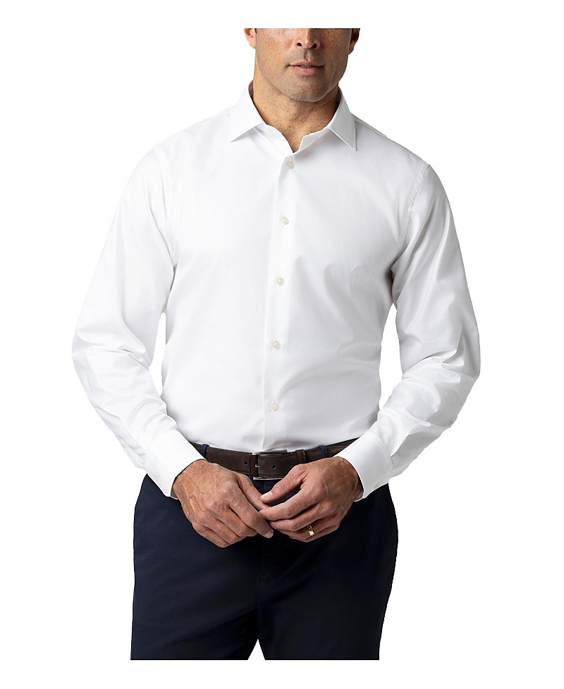 Robert Talbott Reynolds Twill Contemporary Fit Shirt In White